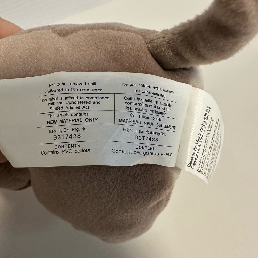 The Disney Store Easter Bunny Gopher Rabbit Mini Bean Bag Stuffed Animal NWT - Picture 10 of 14